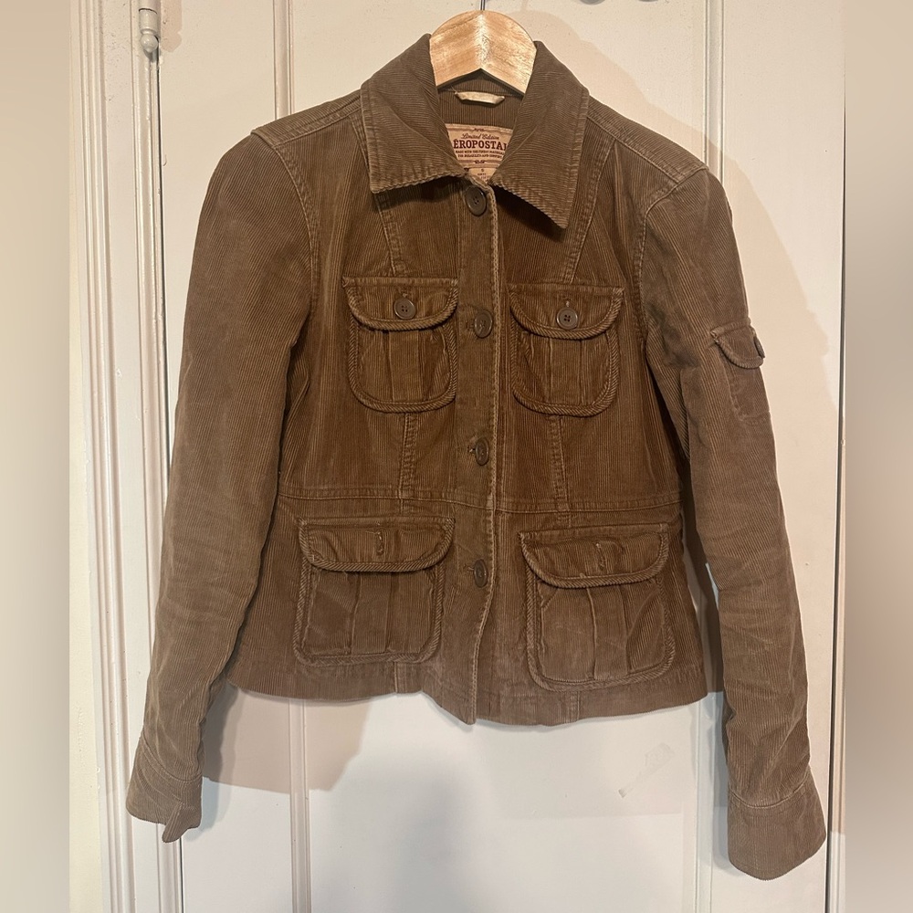 Vintage Aeropostale Brown Corduroy Jacket